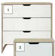 Home & Kitchen Jura Chest Of Drawers 900mm (h) x 900mm (w) x 450mm (d) (774729)
