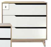 Home & Kitchen Rodus Chest Of Drawers 900mm (h) x 900mm (w) x 450mm (d) (774722)