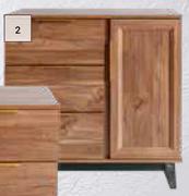 Home & Kitchen Kera Side Unit 900mm (h) x 870mm (w) x 450mm (d) (850019962)