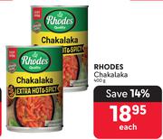 Rhodes Chakalaka-400g Each