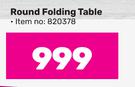 Round Folding Table 820378