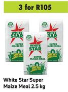 White Star Super Maize Meal-For 3 x 2.5Kg