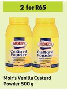 Moir's Vanilla Custard Powder-For 2 x 500g