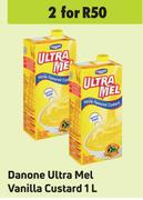 Danone Ultra Mel Vanilla Custard-For 2 x 1L