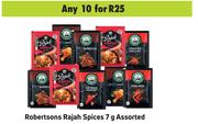 Robertsons Rajah Spices Assorted-For 10 x 7g