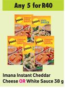 Imana Instant Cheddar Cheese Or White Sauce-For 5 x 38g
