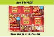 Royco Soup Assorted-For 6 x 45g/50g