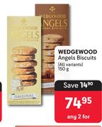 Wedgewood Angles Biscuits (All Variants)-For Any 2 x 150g 
