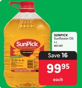 Sunpick Sunflower Oil-4L Each