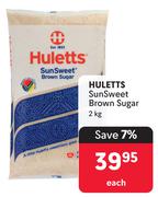 Huletts Sun Sweet Brown Sugar-2Kg Each