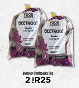 Beetroot Thriftpacks-For 2 x 1Kg