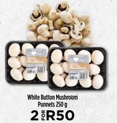 White Button Mushroom Punnets-For 2 x 250g