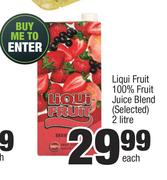 Liqui Fruit 100% Fruit Juice Blend (Selected)-2 Litre Each