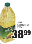 Spar Sunflower Oil-2Liter
