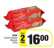 Spar Lemon Creams Biscuits-For 2 x 150g