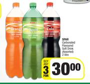 Spar Carbonated Flavoured Soft Drink Assorted-For 3 x 2L