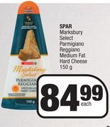 Spar Marksbury Select Parmigiano Medium Fat Hard Cheese 150g- Each