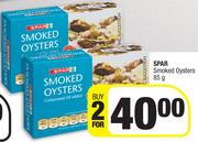 Spar Smoked Oysters 85g - For 2