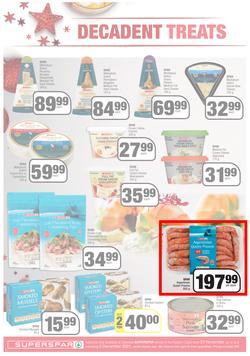 SUPERSPAR EASTERN CAPE : We've Got The Christmas You Deserve (23 November - 5 December 2021) Valid In | Bluewater Bay, Amalinda, Knysna, Heather Park, Jeffery's Bay, Rosehill, Sedgefield, Spandau, page 2