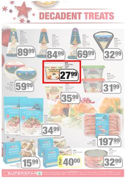 SUPERSPAR EASTERN CAPE : We've Got The Christmas You Deserve (23 November - 5 December 2021) Valid In | Bluewater Bay, Amalinda, Knysna, Heather Park, Jeffery's Bay, Rosehill, Sedgefield, Spandau, page 2