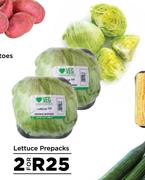 Lettuce Prepacks-For 2