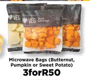 Microwave Bags (butternut, Pumpkin Or Sweet Potato)-For 3