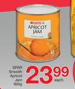 Spar Smooth Apricot Jam-900g Each