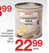 Spar Full Cream Condensed Milk-385g Each