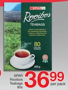 Spar Rooibos Teabags-80s Per Pack