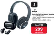 Rocka Galaxia TWS Earphone Bundle RK-BUN-BK-Per Bundle