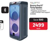 Polar TCC Bounce Dual 8" Party Speaker PBS2802