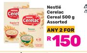 Nestle Cerelac Cereal Assorted-For Any 2 x 500g