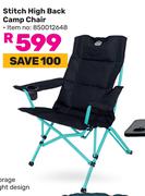 Campmaster Stitch High Back Camp Chair