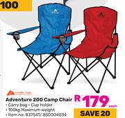 Ozark Trail Adventure 200 Camp Chair-Each