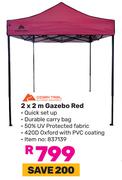 Ozark Trail 2 x 2m Gazebo Red