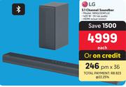 LG 3.1 Channel Soundbar