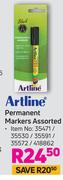 Artline Markers Assorted