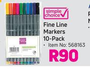 Simple Choice Fine Line Markers 10 Pack