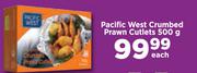 Pacific West Crunbed Prawn Cutlets-500g Each