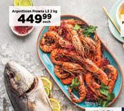 Argentinian Prawns L3-2Kg Each