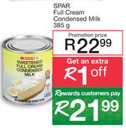 Spar Full Cream Condensed Milk-385g 