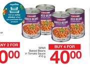 Spar Baked Beans In Tomato Sauce-4x410g
