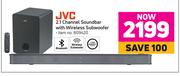 JVC 2.1 Channel Soundbar With Wireless Subwoofer TH-BY370