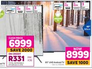 Skyworth 65" UHD Android TV