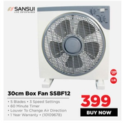 Sansui 30cm Box Fan SSBF12