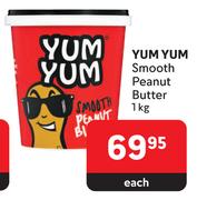Yum Yum Smooth Peanut Butter-1Kg Each