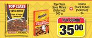 Top Class Soya Mince 500g + Imana Stock Cubes 24's-Per Combo