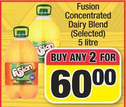 Fusion Concentrated Dairy Blend-For Any 2 x 5Ltr