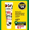 Nature's Nourishment Hand & Body Lotion-For 2 x 175ml