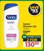 Sanex Shower Gel-For 2 x 750ml